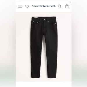 Abercrombie & Fitch Felix super skinny black jeans 33W 32L